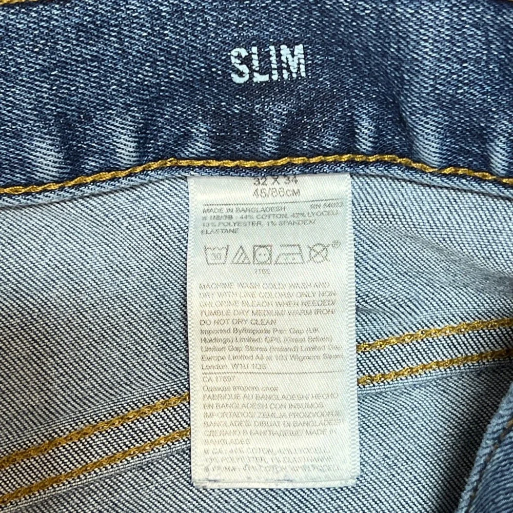 Banana Republic Luxe Traveler Slim Fit Jeans Blue 32x34 Mens Lyocell Stretch